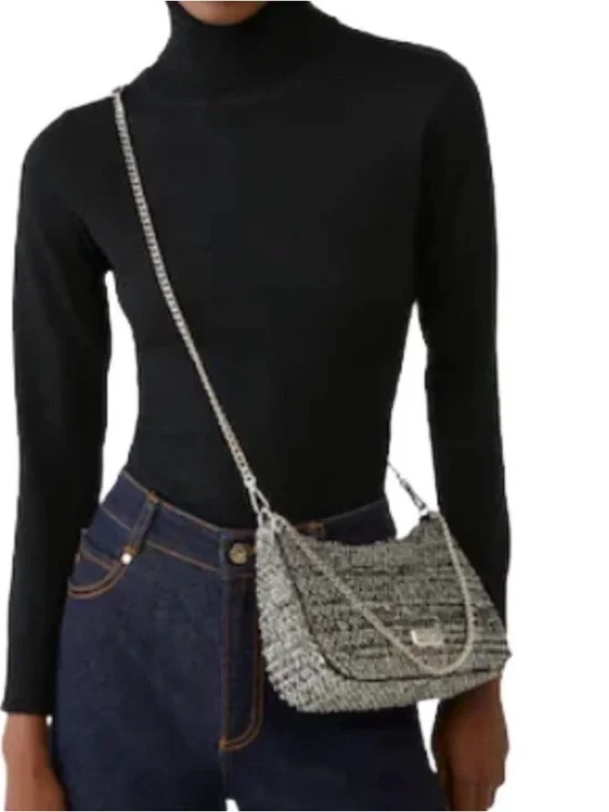 Kate Spade Kiki Tinsel Tweed Convertible Crossbody - Picture 2 of 13